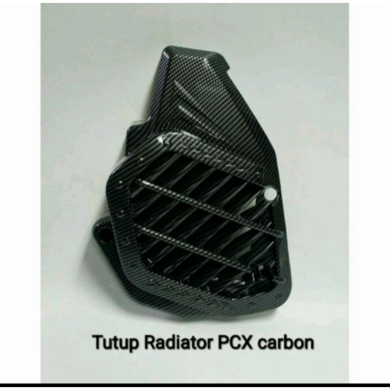 Tutup cover Radiator PCX 150 Lokal Nemo Carbon/karbon 100%Original Nemo Best Quality