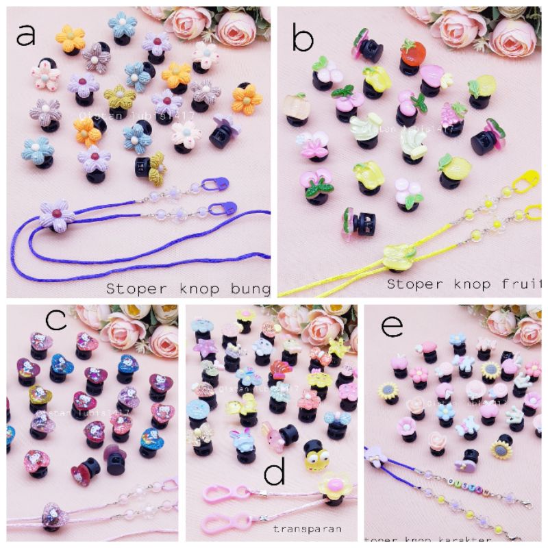 Stoper knop 6pcs dan 12pcs