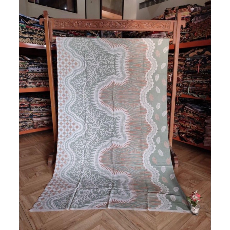 Arumbatik Kain Batik New Motif Modern Premium Full Handprint Solo Warna abu merah lawas dan tidak lu