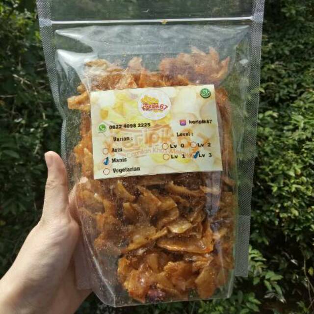 

KERIPIK PINOH ASEM MANIS ISI 500gr