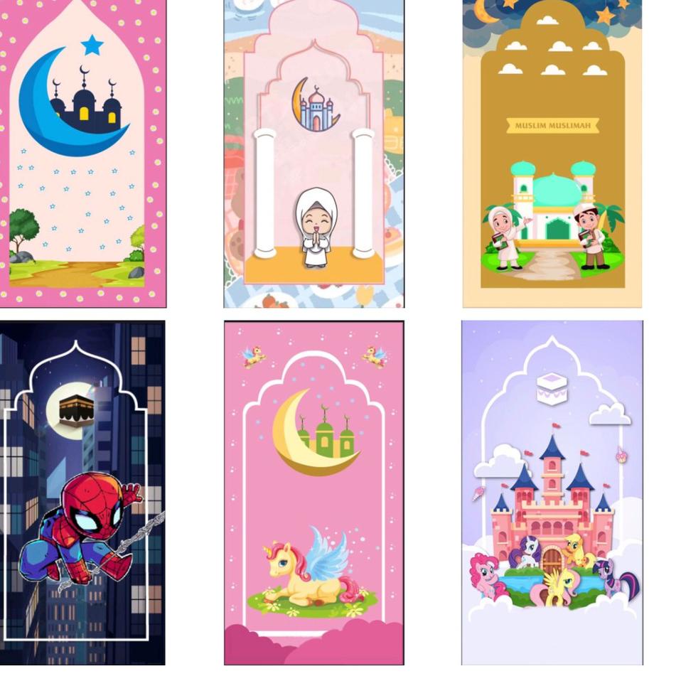 THB.02Jl22ᴴ - SAJADAH ANAK KARAKTER / SAJADAH KARTUN