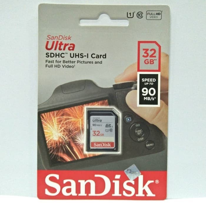 Sandisk SD CARD 32GB 90mb/s - SDCARD SDHC 32GB 90 mbps