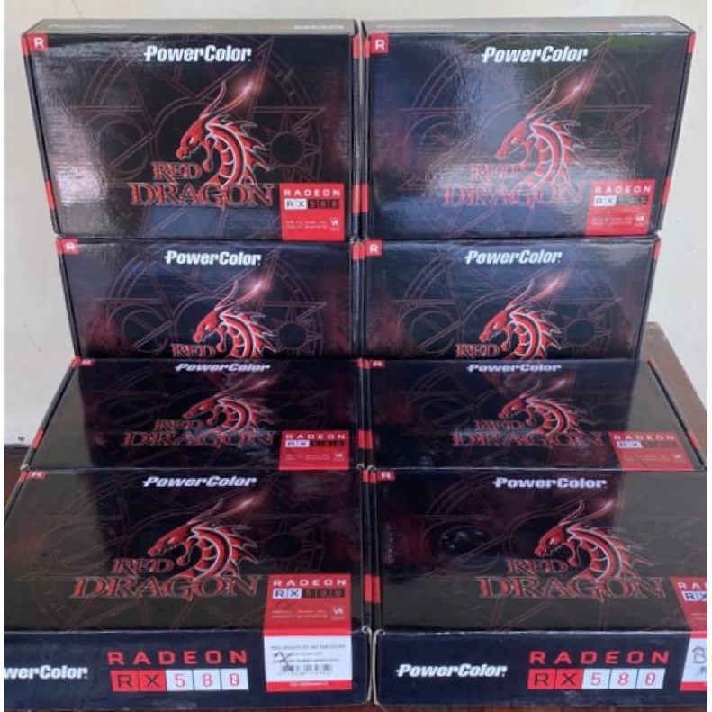 VGA POWERCOLOR RX 580 8GB RED DRAGON