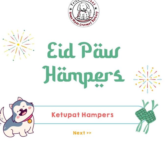 

MURAH!!! Gojek / Grab Only !!! Eid Paw Hampers (Ketupat Hampers)