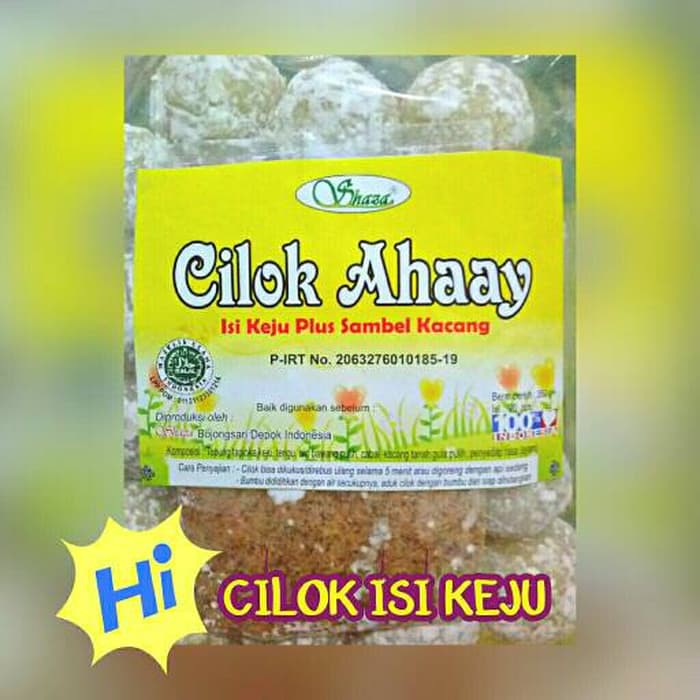 

cilok isi keju sambal kacang ahay isi 20 pcs