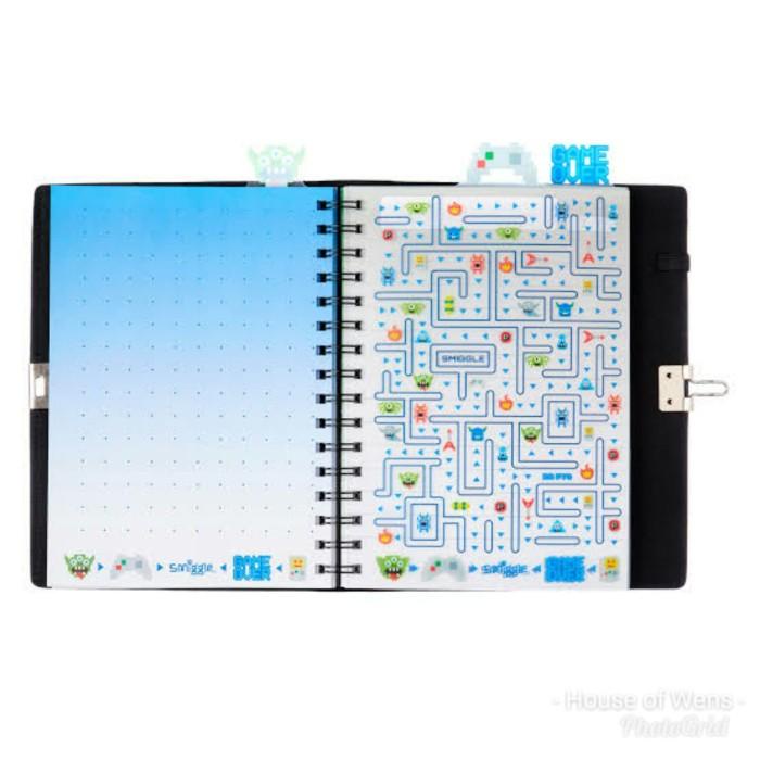 

SMIGGLE GAME OVER LOCKABLE A5 NOTEBOOK - DIARY SMIGGLE