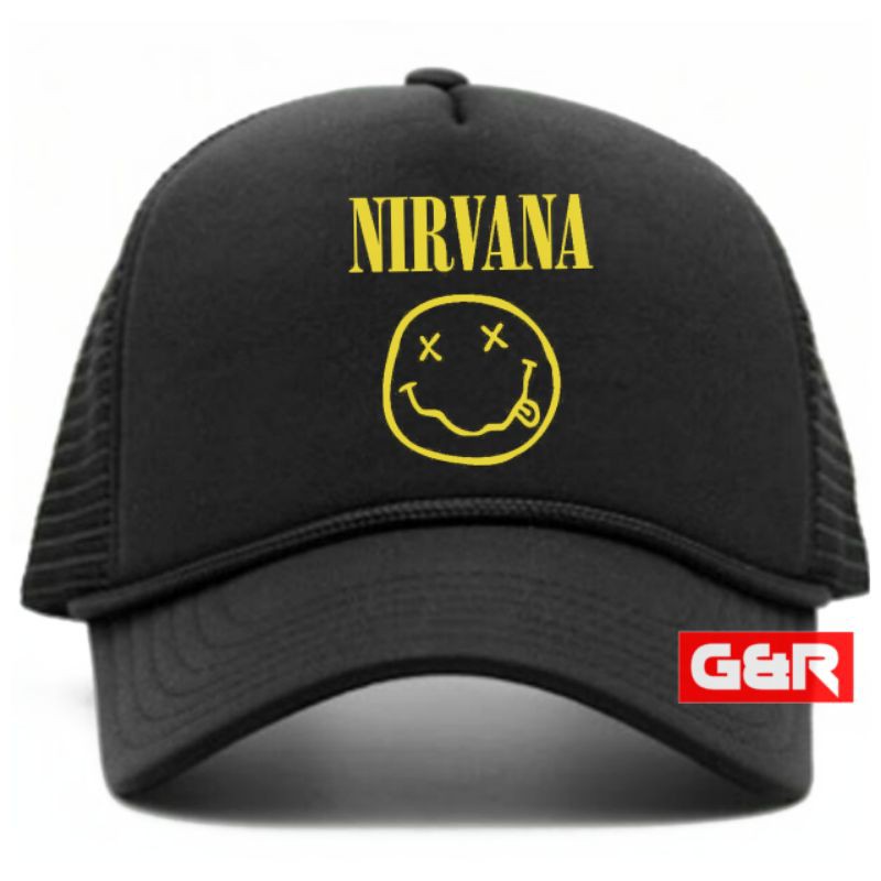 Topi Nirvana - Topi Trucker Nirvana