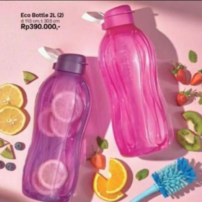 [ 100% PRODUK ASLI Botol Minum tupperware - Eco Bottle 2 Liter (satuan) ecer 1 pcs - Ungu TERMURAH