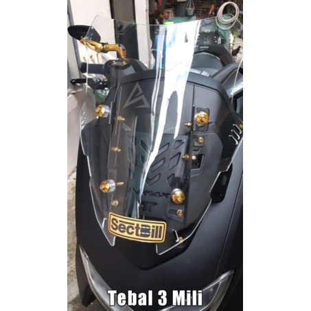 windshield nmax new nmax 2020 winshield visor ws all new nmax type Cybord New Ocito Tebal 4mm