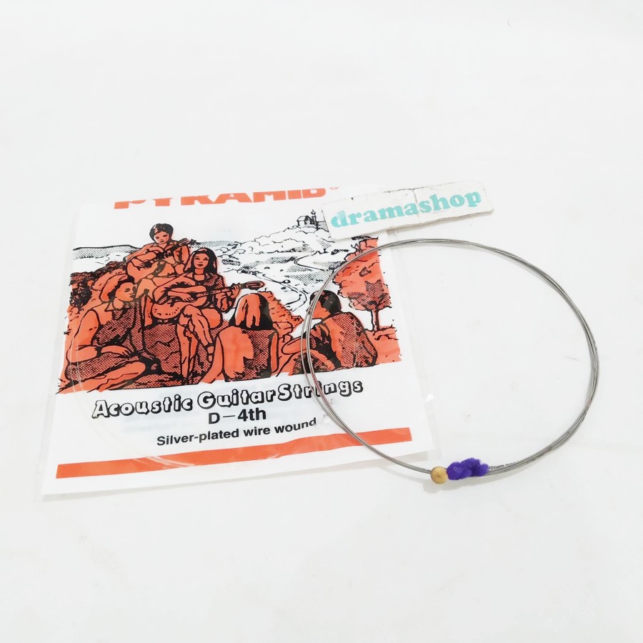 Senar Gitar Satuan No 4 Folk Guitar Strings Pyramid