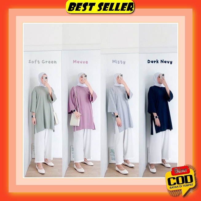 Karina Tunik Baju Kemeja Blouse Wanita Lengan Panjang Kekinian Terbaru Karina Formal Model Terbaru 2