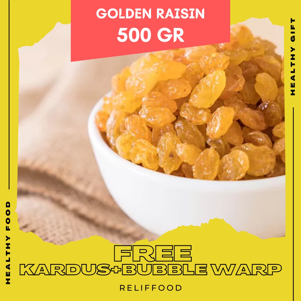 KISMIS KUNING 500 GRAM - GOLDEN RAISIN PREMIUM