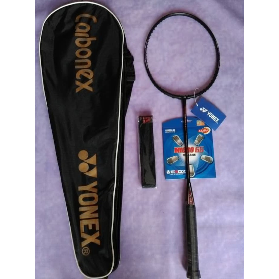 Raket Badminton Yonex Carbonex 25 Spesial impor murah + bonus (tas- gr
