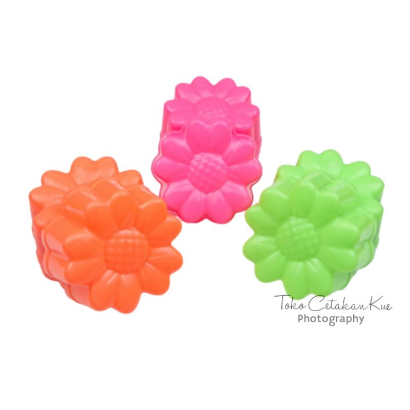 Cetakan bolu kukus dan puding model bunga sepatu
