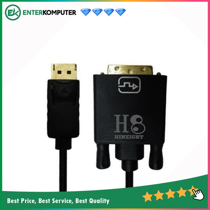 Accessories Kabel Display Port To DVI-D Dual Link 2 Meter (HINEIGHT(H8))