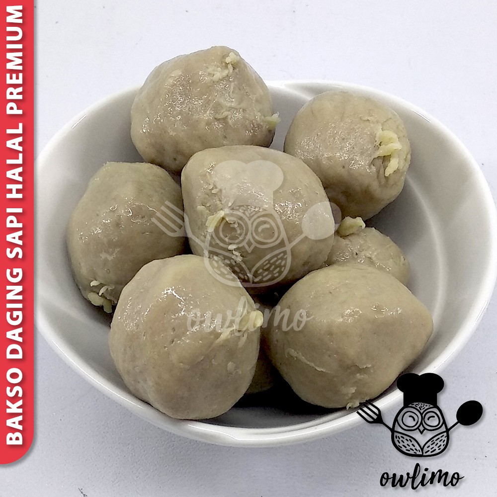 

Bakso Baso Urat Daging Sapi Premium Halal Homemade Tanpa Pengawet Tanpa MSG Owlimo