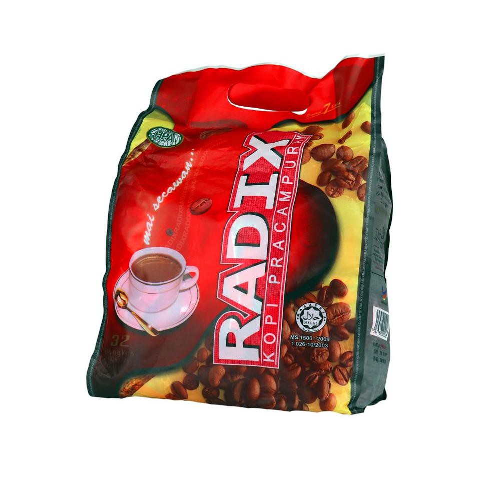 

Jual's produk Kopi Radix Premix Coffee Kopi Pracampuran Mai Secawan isi 32Sachet HPA Malaysia Origin