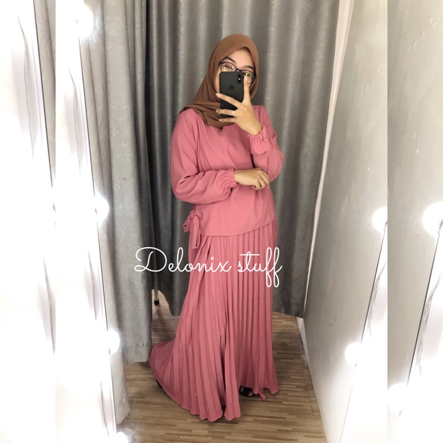 Medina plisket dress