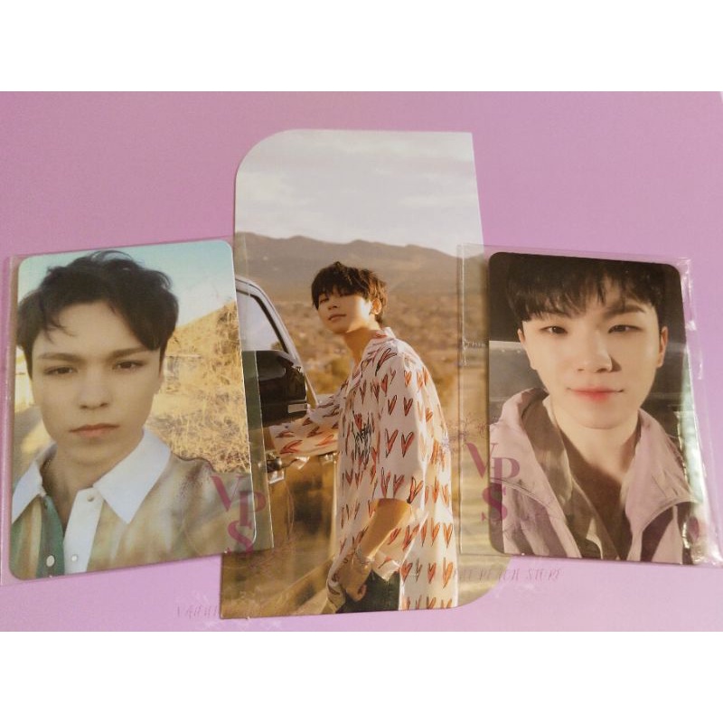 Photocard Bookmark Henggarae set ver Woozi Vernon Wonwoo