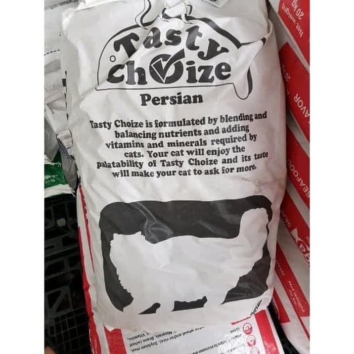 TASTY CHOICE CAT PERSIAN &  CHOICE TUNA 20 KG makanan kucing