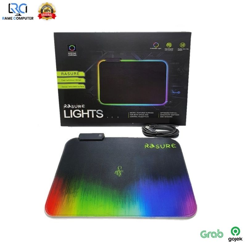 Mousepad Gaming RGB Kecil/Mousepad RGB/Mousepad LED