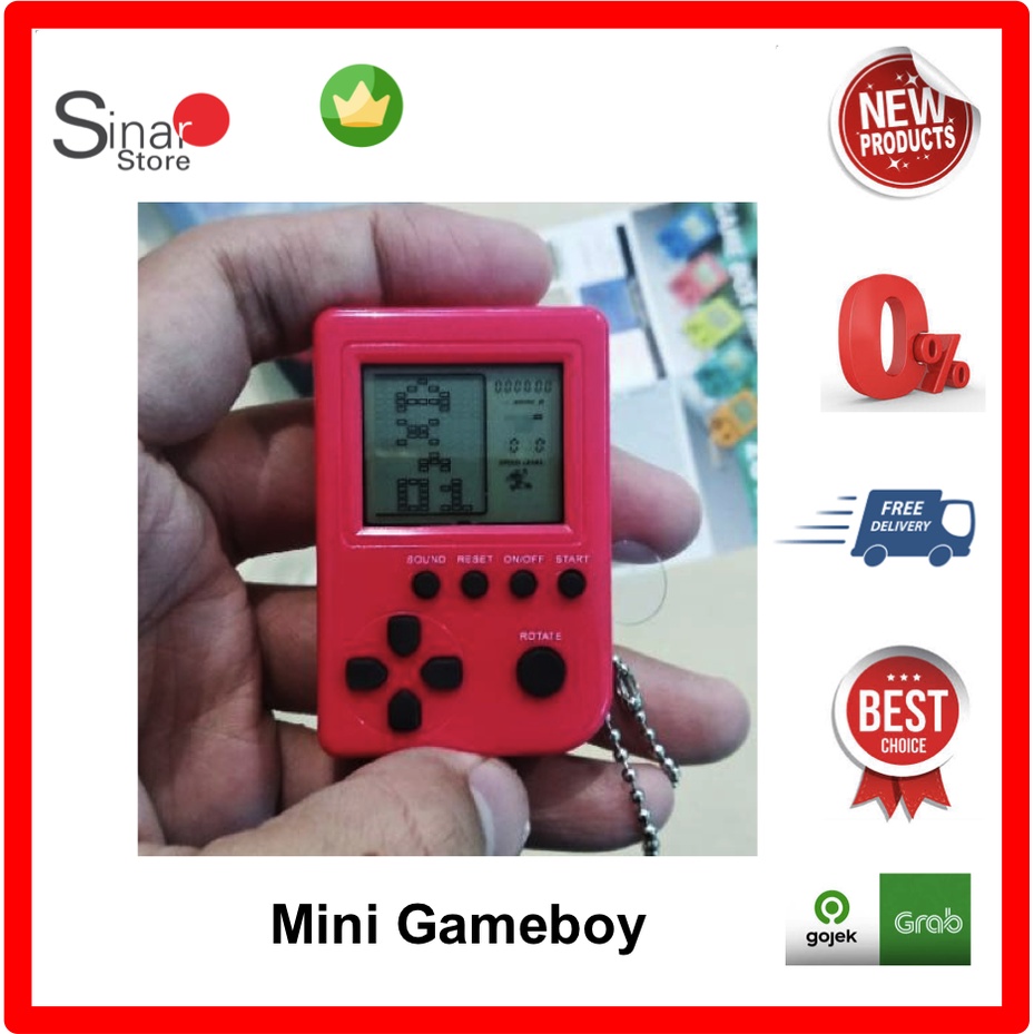 Game Boy GamePad Mini GameBoy 26 in 1 Games Jadul Retro Portable Gantungan Kunci Keychain Lucu