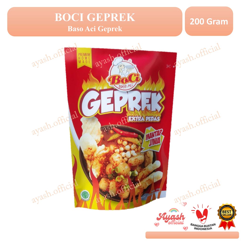 

BOCI GEPREK extra pedas - GEPREK baso aci new varian mantap jiwa