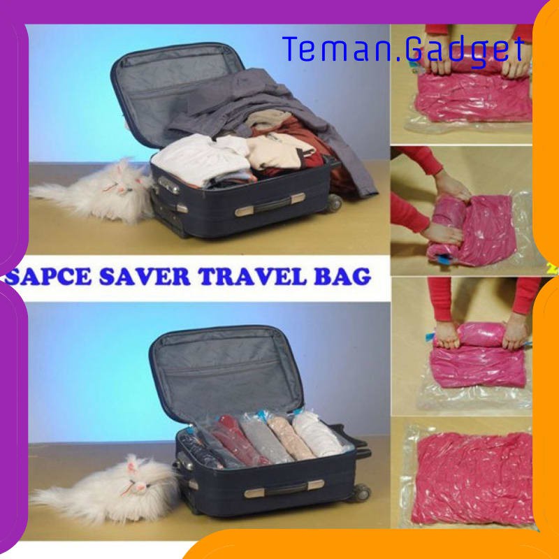 TG-FS056 Tas Travel Organizer Plastik Vakum Kompresi 1pcs - VB-70