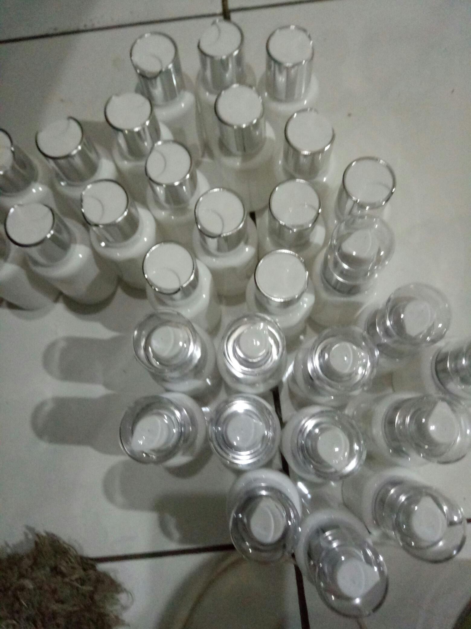 Botol Tub 60 Ml Presscap Gold/silver Minimal Beli 25 Pcs