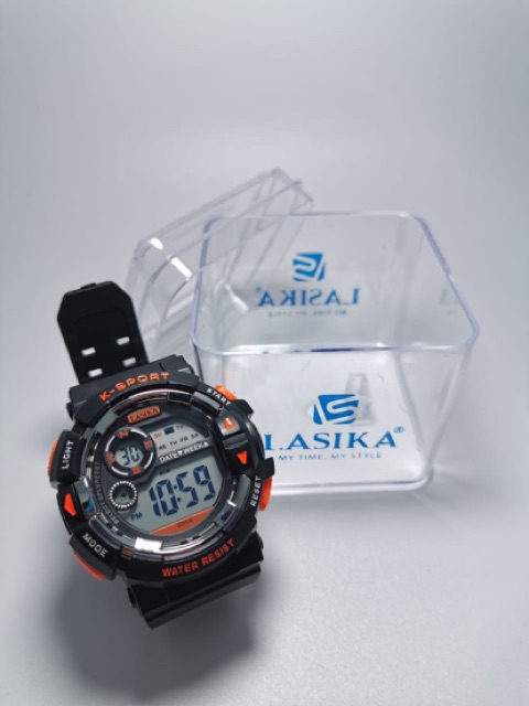 Jam Tangan Sport digital Dewasa Pria Anti Air 50M