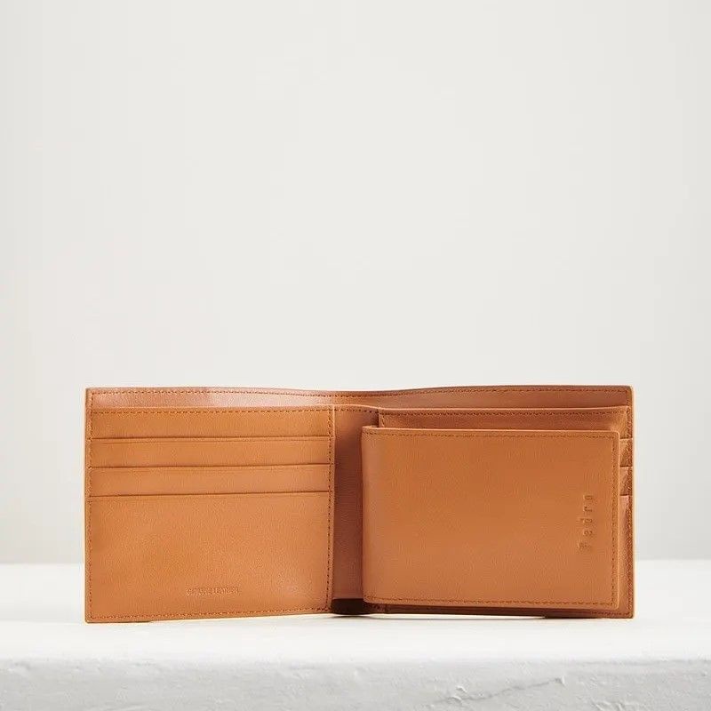 PDRO Men Colorblock Leather Wallet with Insert