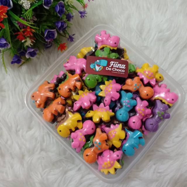 

Coklat Karakter 'Dinosaurus' 1000gr isi 110pcs
