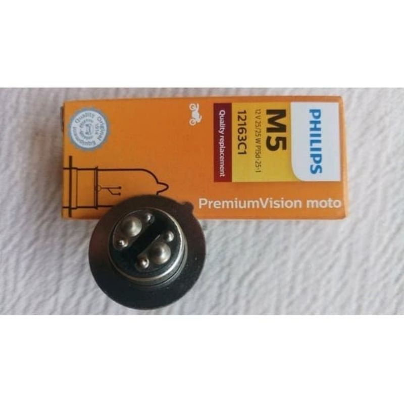 Philips Essential Moto M5 Bohlam Halogen Philip Lampu Depan Motor H6 bebek/matic