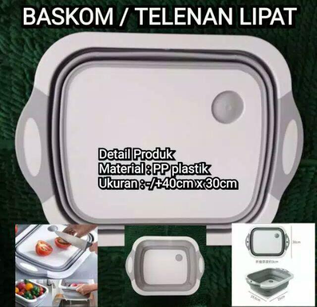 Baskom Telenan Lipat / Telenan Multifungsi