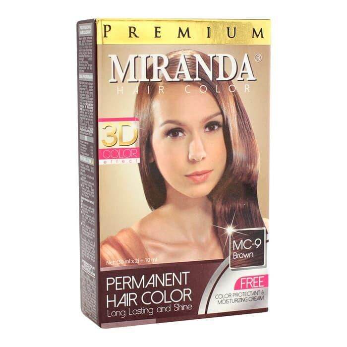 miranda cat rambut / miranda pewarna rambut ( warna lengkap )