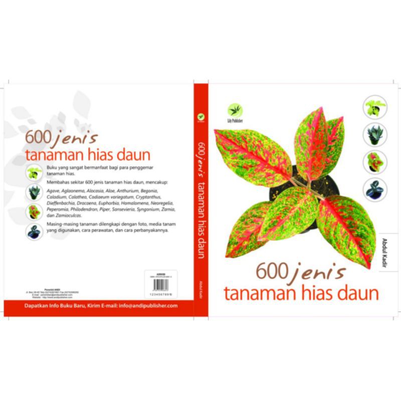 Buku 600 Jenis Tanaman Hias Daun Shopee Indonesia
