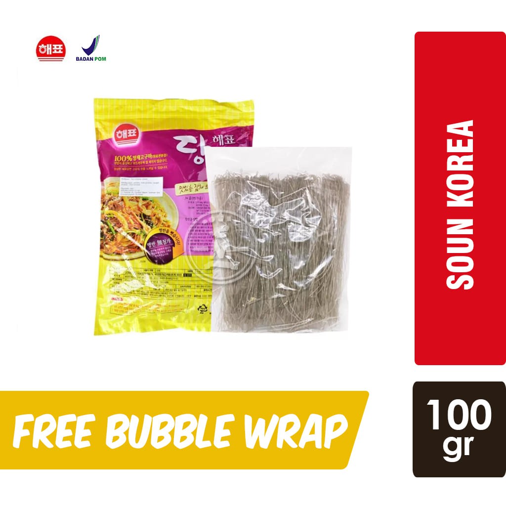 

Sajo Soun Korea / Korean Vermicelli / Dangmyeon / Bihun Hitam Korea / Japchae [100 gr]