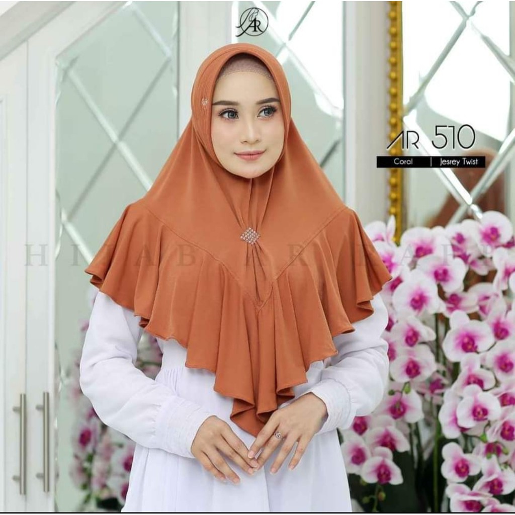 Jilbab Hijab Bergo Instan Arrafi AR 510 ORI Kerudung Instan Arrafi Terbaru