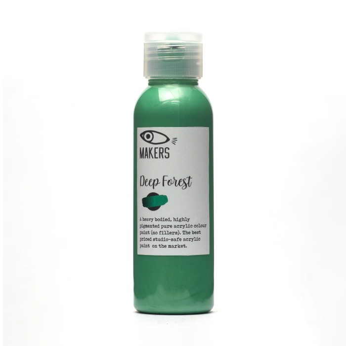 

Deep Forest Acrylic Metallic Paint 100ml by MAKERS