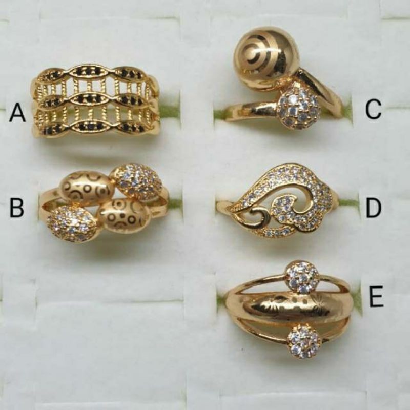 Cincin xuping lapis mas 18k [KAIRO] get-16