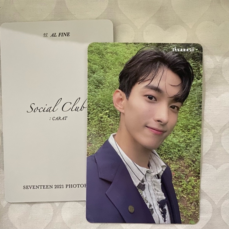 SEVENTEEN DOKYEOM DK Social Club Soco Al Fine Photocard PC