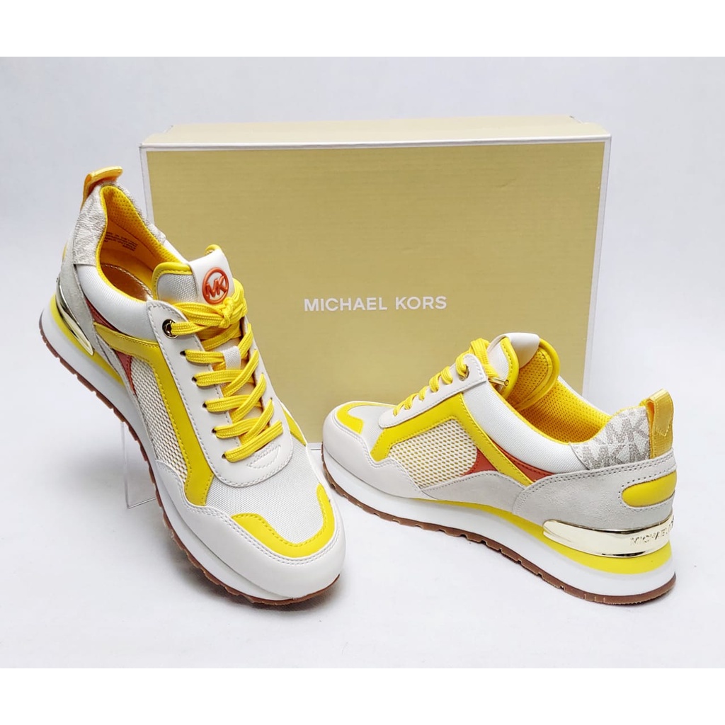 Sepatu Michael Kors Wilma Trainer Citrus New Original