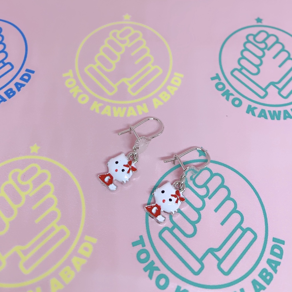 Anting Anak Perempuan Xuping Silver Motif HelloKitty *05