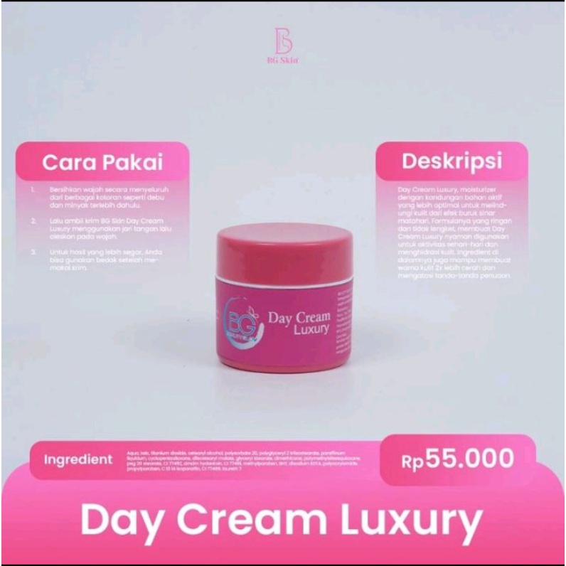 BG Skin Night Cream Luxury/Cream Malam BG Skin