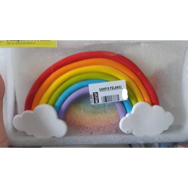 

Gumpaste pelangi besar isi 2 pcs