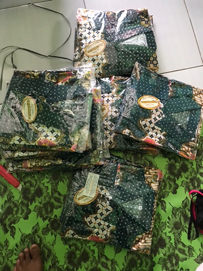 Baju Batik Nu Katun Saten Motif Satu Abad/lintang Songo/bunga Bangsa/sekar Buana/garuda/best Seller