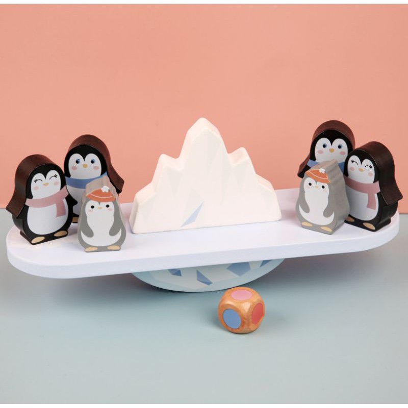 KABI penguin balance / mainan keseimbangan / wooden toys