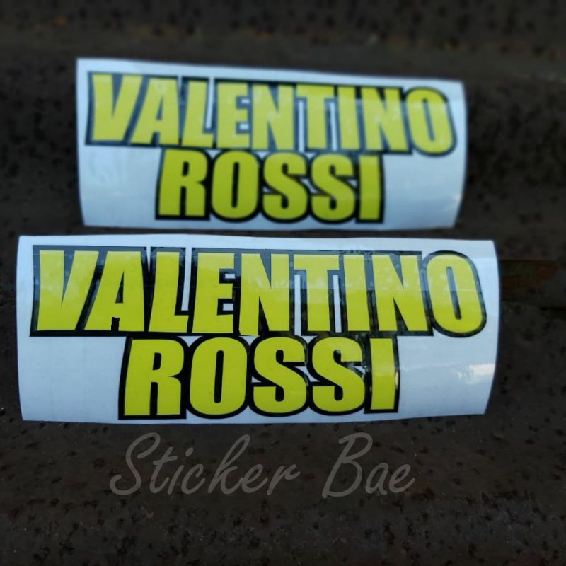 stiker valentino rossi sticker hel tt course cutting