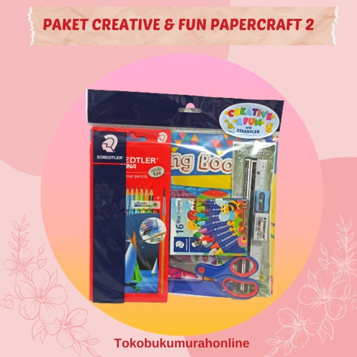 

(TERLARIS) PAKET ATK CREATIVE & FUN PAPERCRAFT 2 - 137ID STAEDTLER