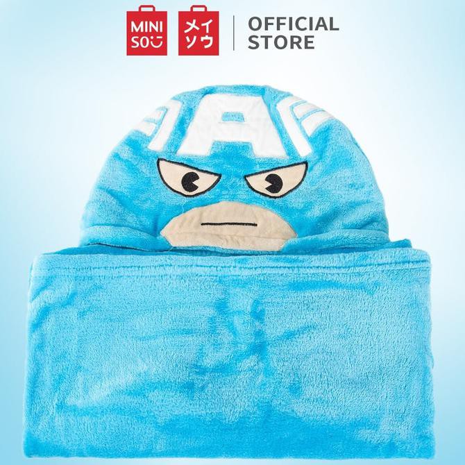 Miniso Official Marvel Selimut Kantor/Kamar - Hulk